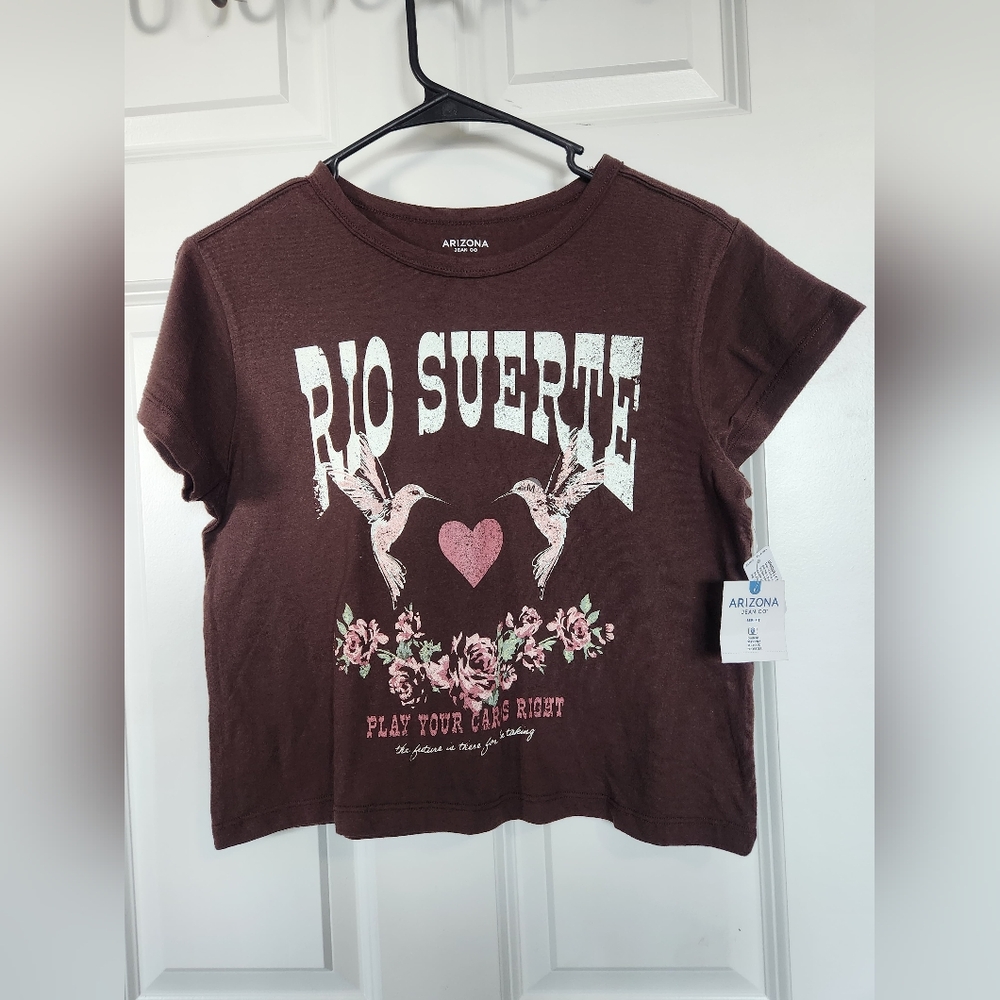 Arizona Jean Company Brown Graphic Tee - Picture 1 of 6